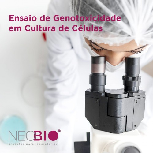 Ensaio de genotoxicidade em cultura de células