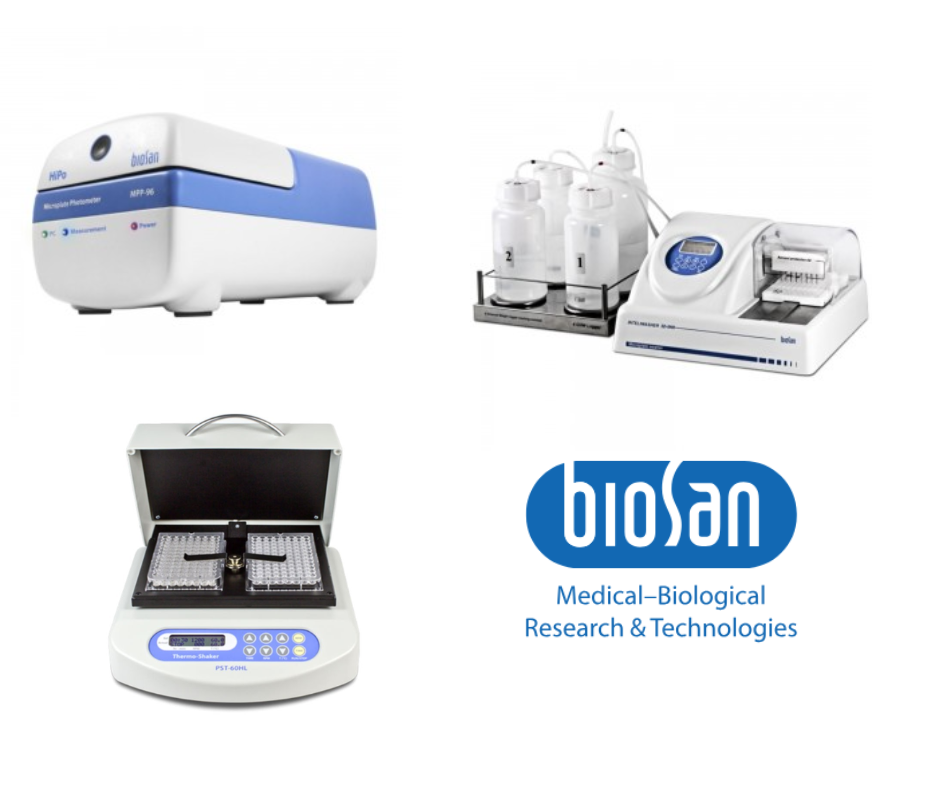 Equipamentos para teste de Elisa